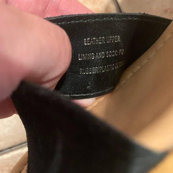 Steve Madden Shannnon Platform Leather Sandals Black size 10 - Picture 8 of 14